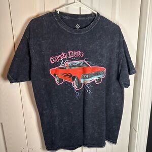 Men's Black Graphic T-Shirt